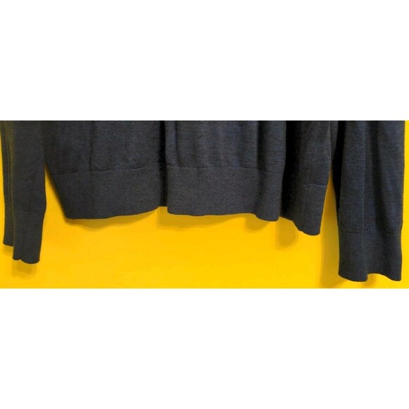 Banana Republic Sweater Men's Blue Long Sleeve Pocket Casual Knit Size Large L - Picture 4 of 8